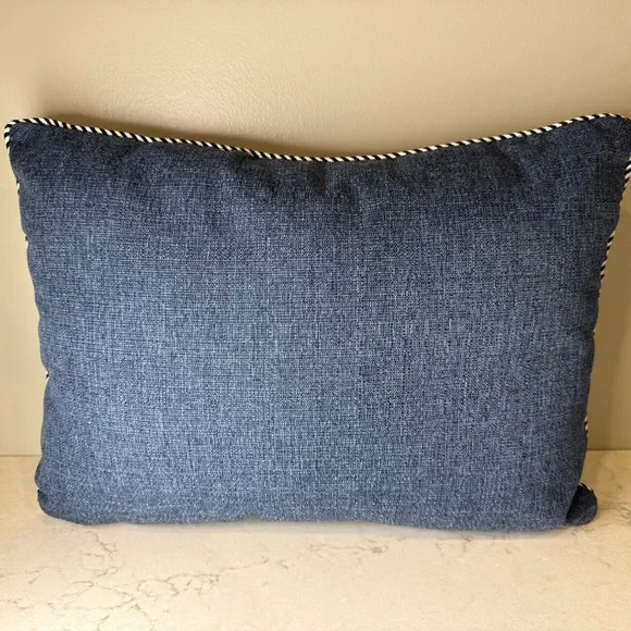 MacKenzie-Childs Fantasia Fish Outdoor Accent Pillow - Picture 5 of 11